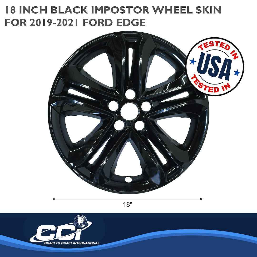 Coast To Coast IMP492BLK Edge Black 18-Inch Wheel Skin