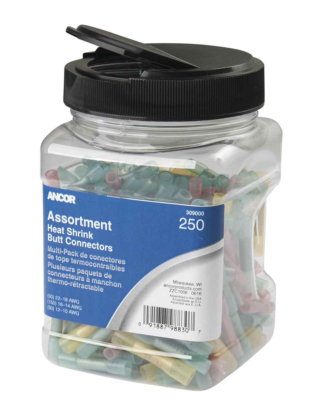 Ancor 309000 Assorted Heat Shrink Butt Connector