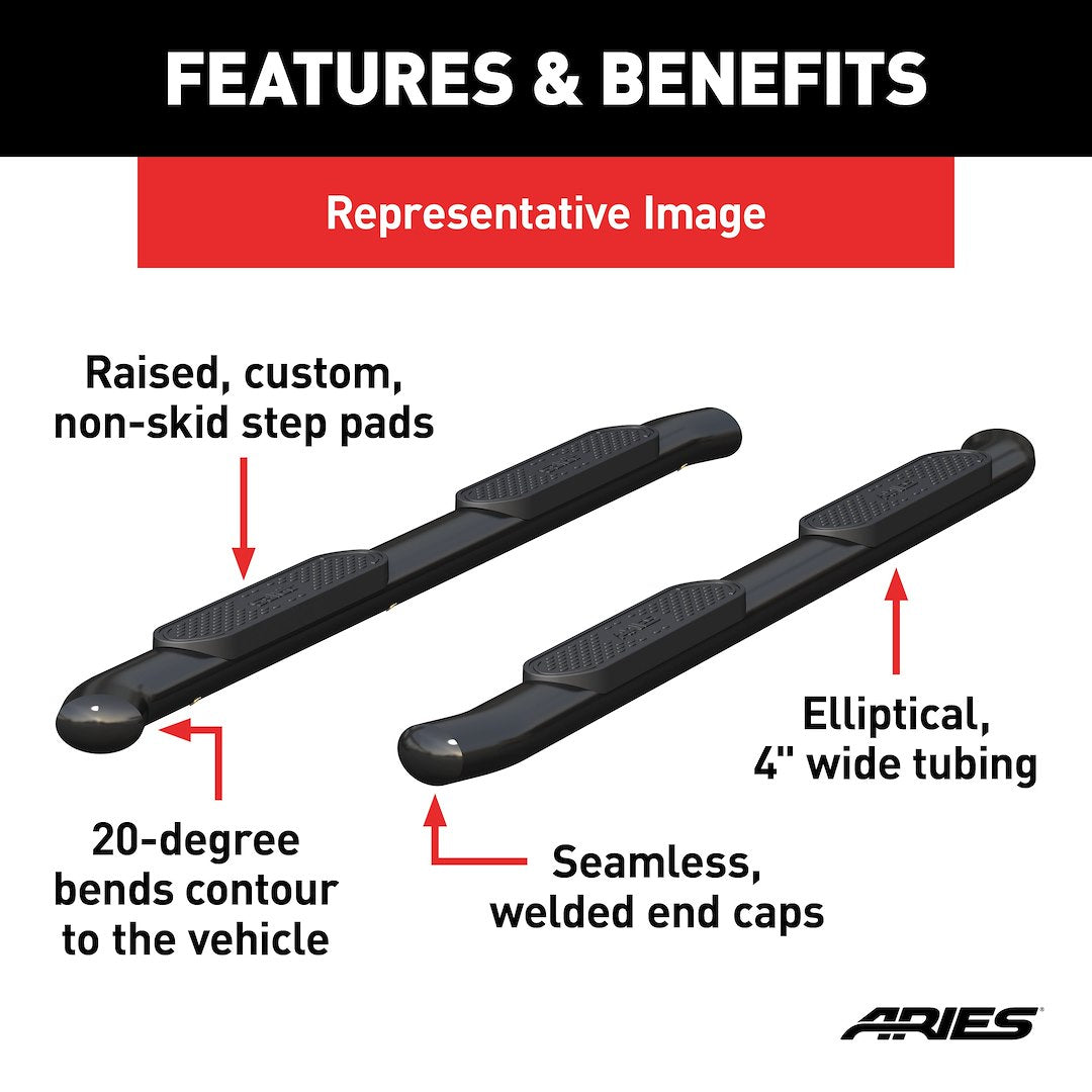 Aries With Surface Steps Oval Nerf Bar S224054 - image 3