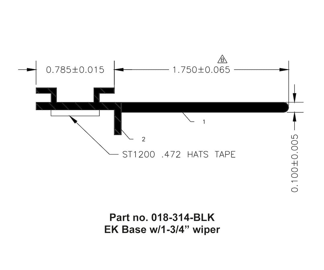 Ap Products 018-314-Blk Slide Out Seal - image 2