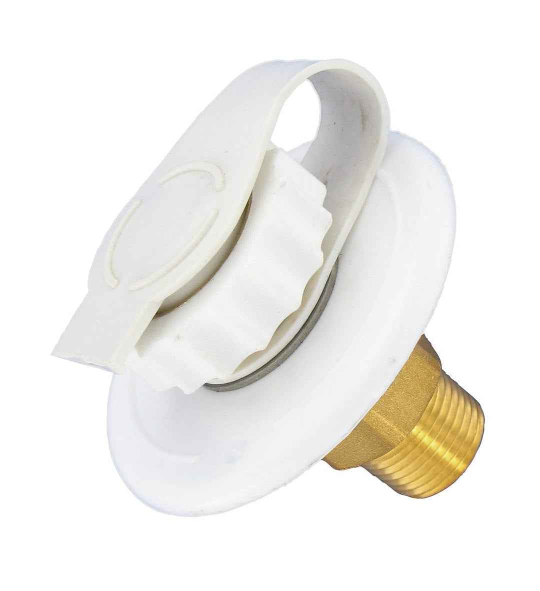Valterra A01-0170LF 2-3/4 in Flush City Water Inlet - White
