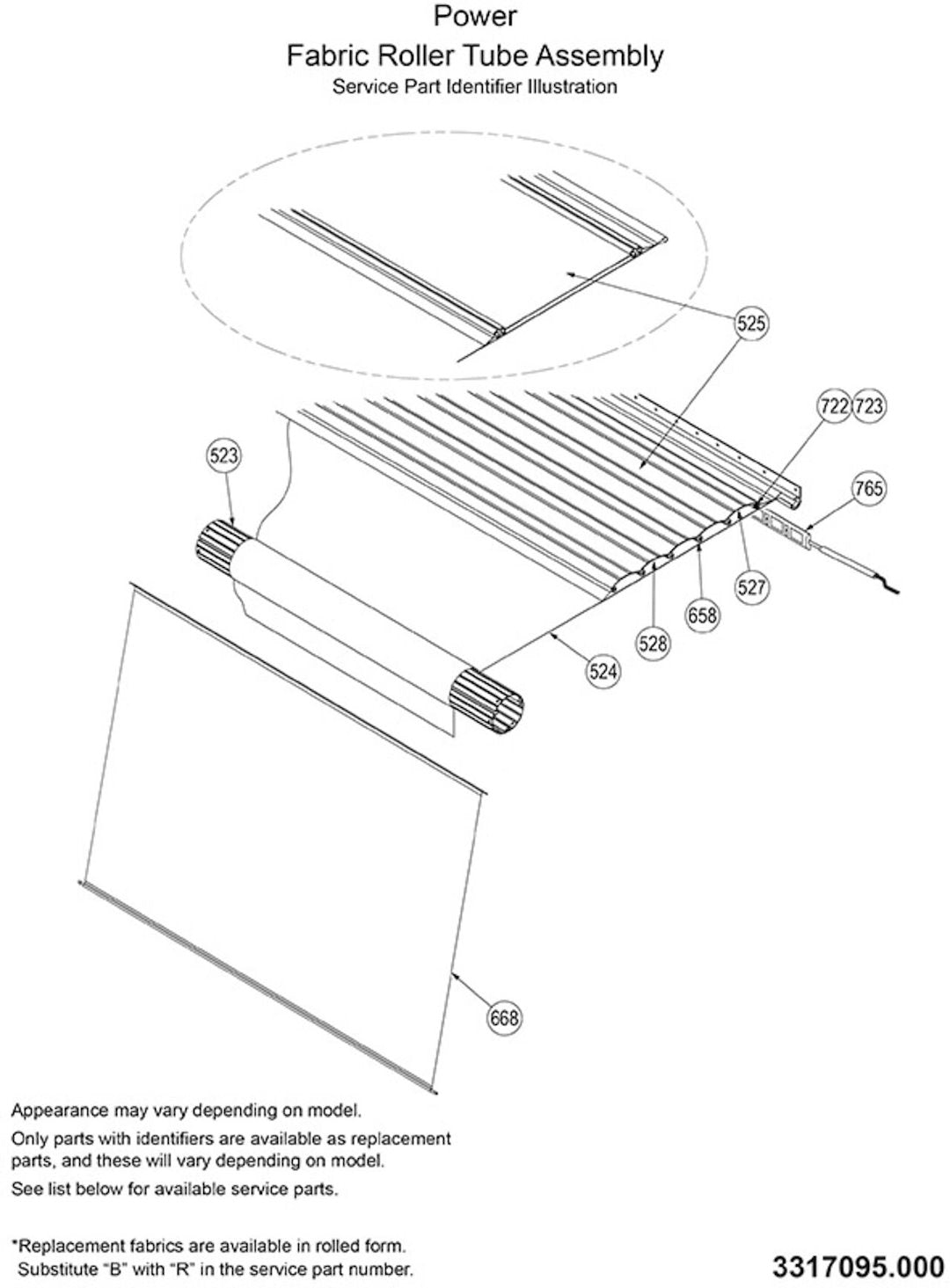 Dometic 925nr21.300ul Awning