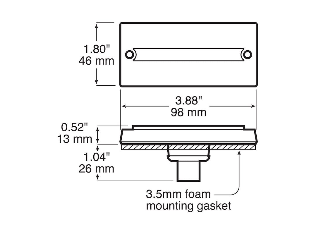 Peterson Mfg. Not Applicable Incandescent Clearance Light (V132a)