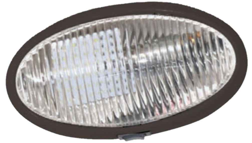 Valterra DG72408VP Switched Oval RV Porch Light - 6 x 2 in