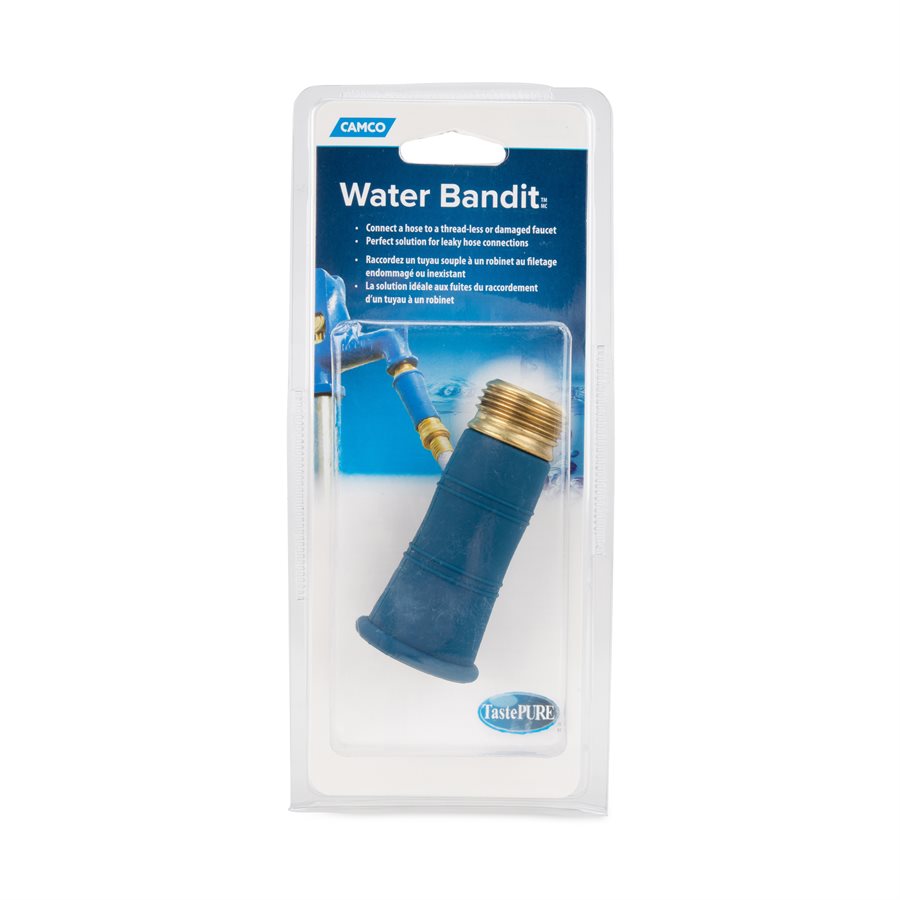 Camco Fresh Water Hose Connector (22484) – Material: Plastic/ Brass