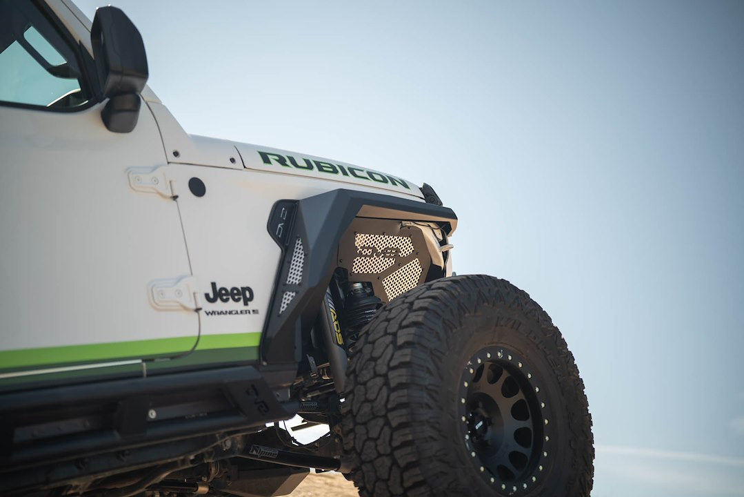 DV8 Offroad FDJL-09 Armor Steel Flat Fender Flares