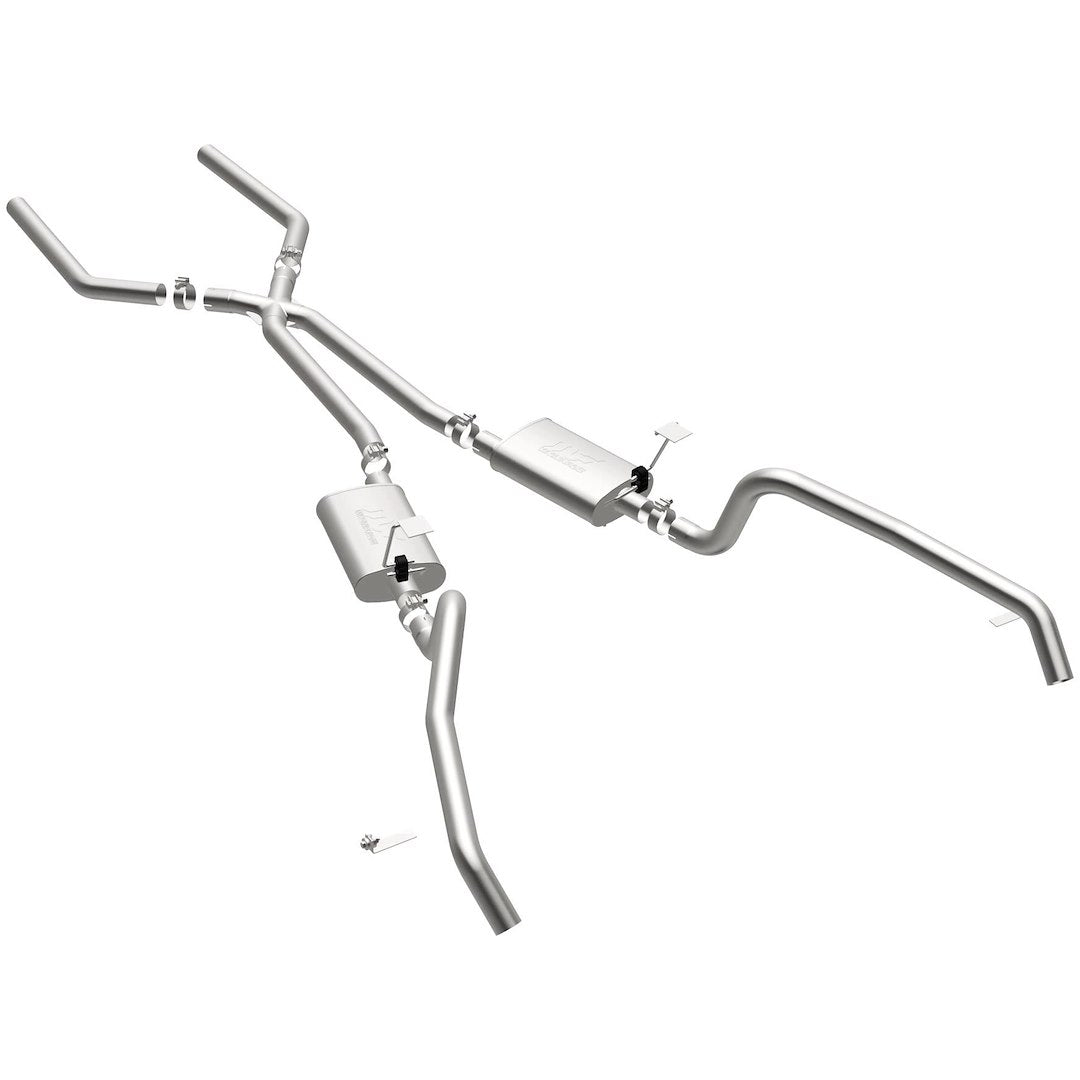 MagnaFlow 15896 Dual Crossmember-Back Exhaust Kit with Tru-X