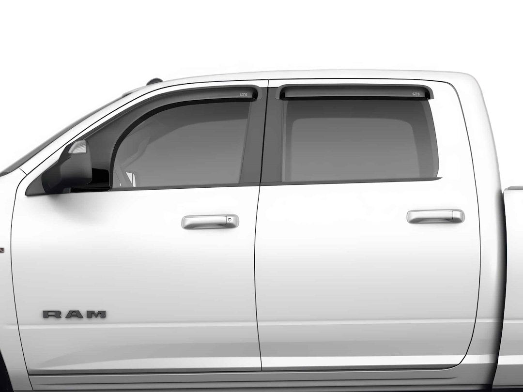 GT Styling 82181S Bubble Extended Ventgards Rainguard