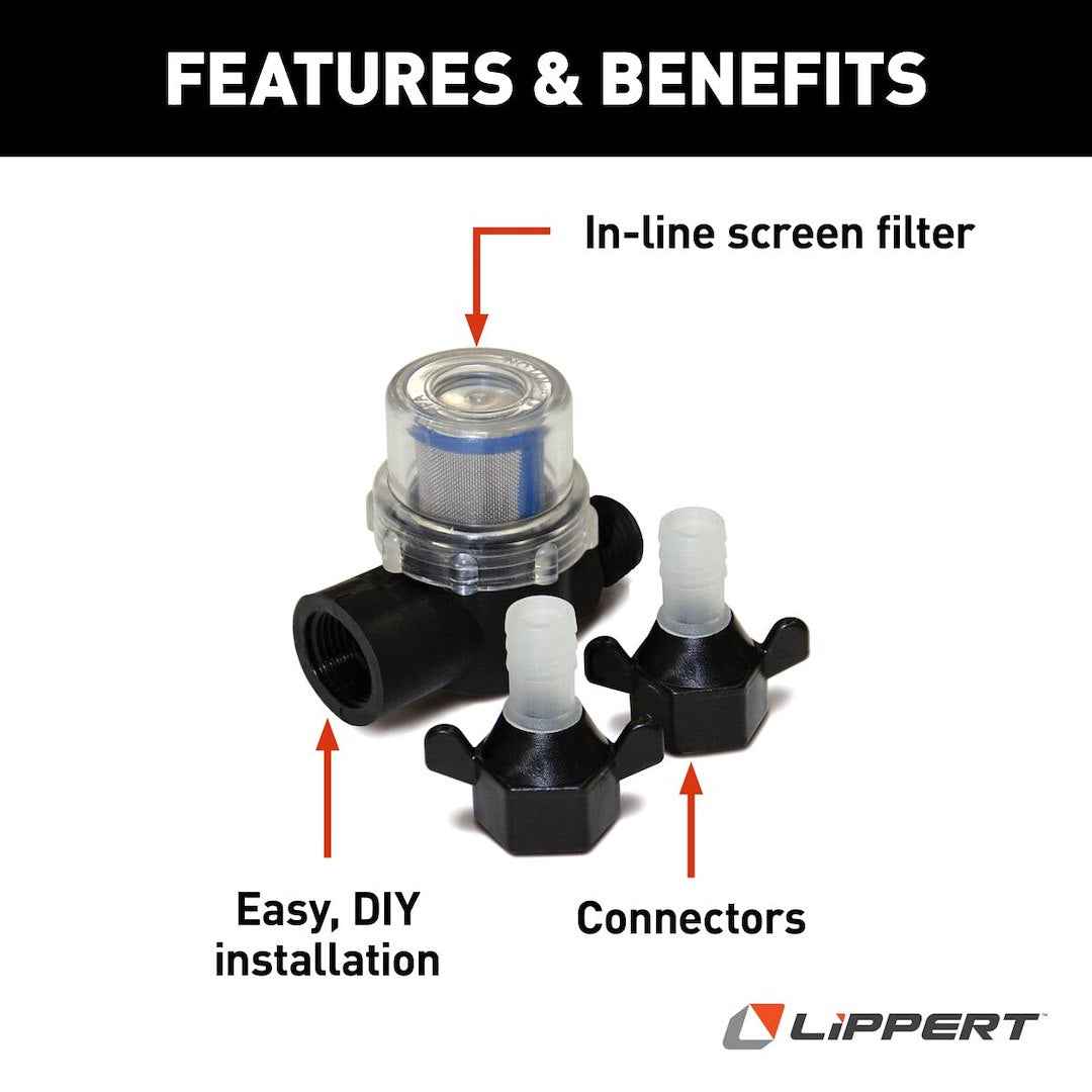 Lippert 689059 Flow Max Fresh-Water Pump Inlet Strainer