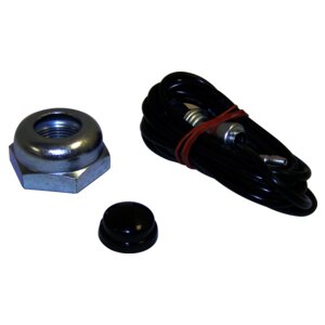 Crown Automotive A6742K Black/Silver Screw-On Horn Button Kit - image 3