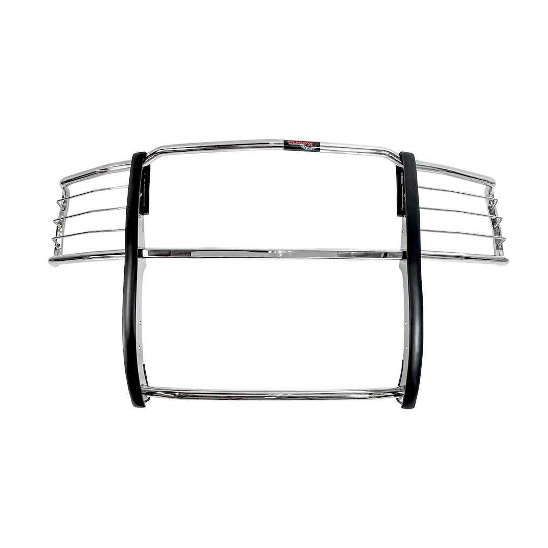 TrailFX E0033S Stainless Steel Grille Guard with Brush Guards