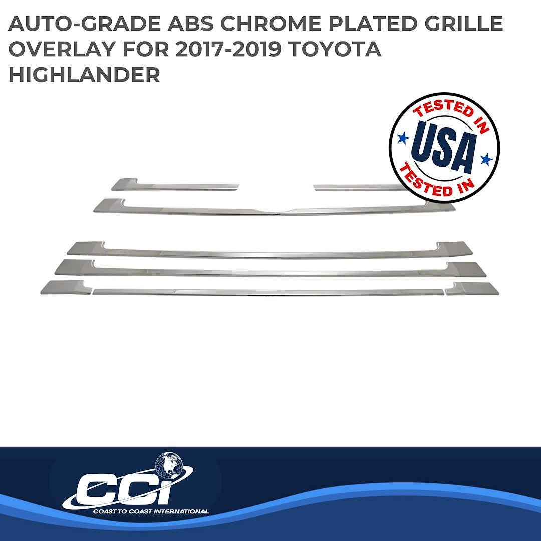Coast To Coast GI154 Chrome Highlander Grille Overlay