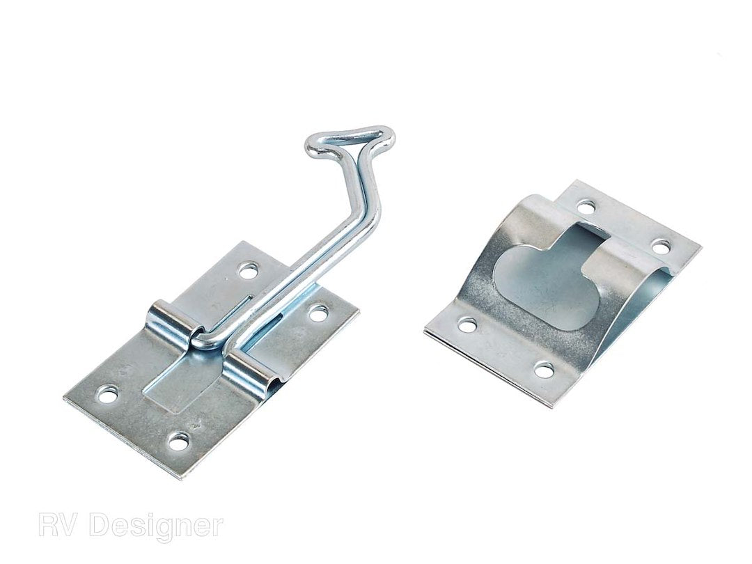 RV Designer Door Catch (E271) – Color: Silver