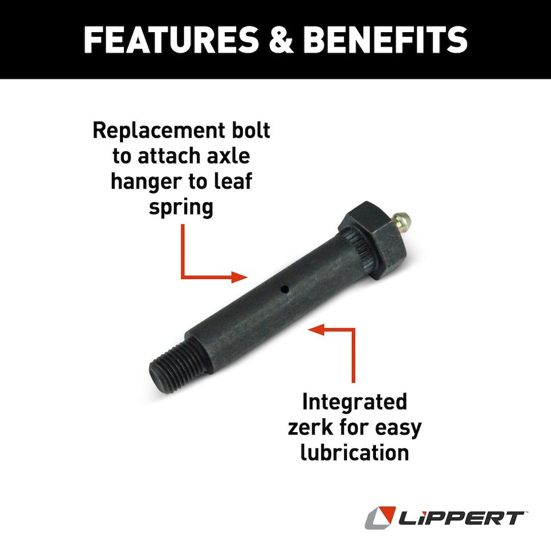 Lippert Components Leaf Spring Shackle Bolt (126238)