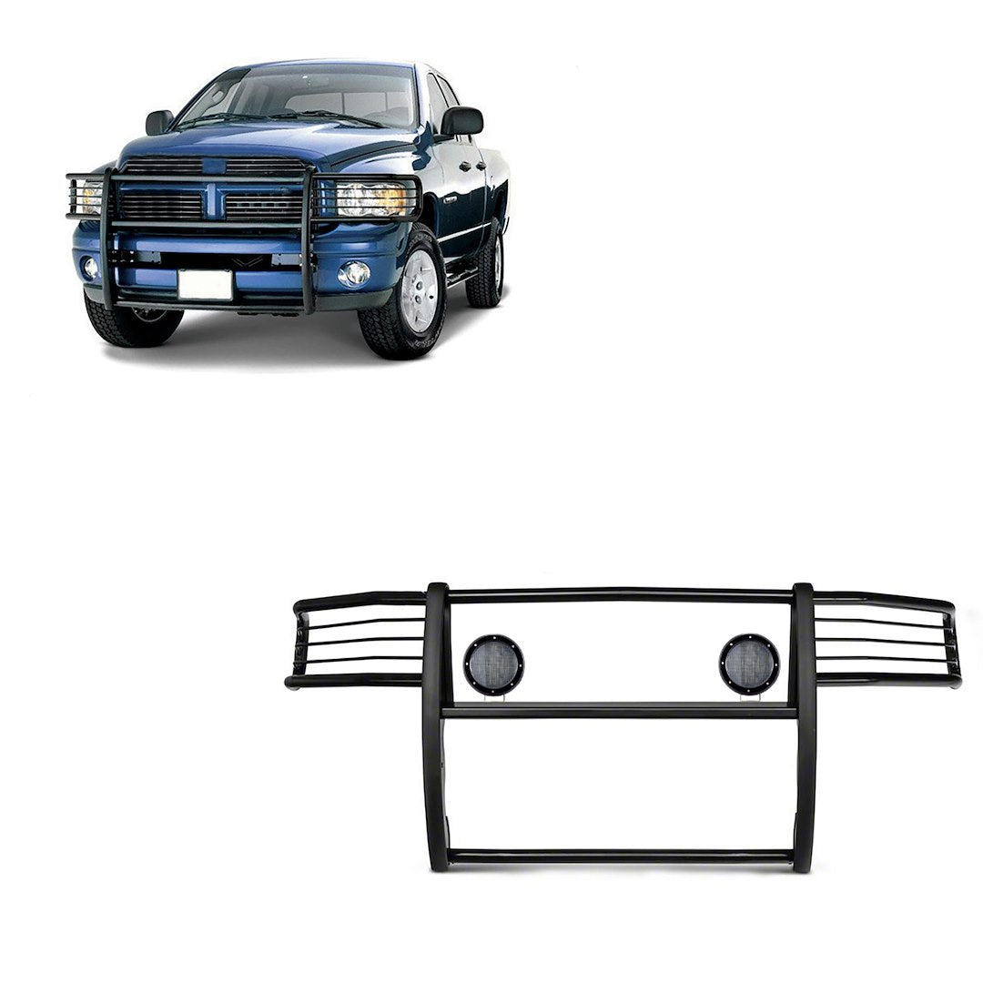 Black Horse Offroad Steel Grille Guard 17DG105MA-PLFB - image 1