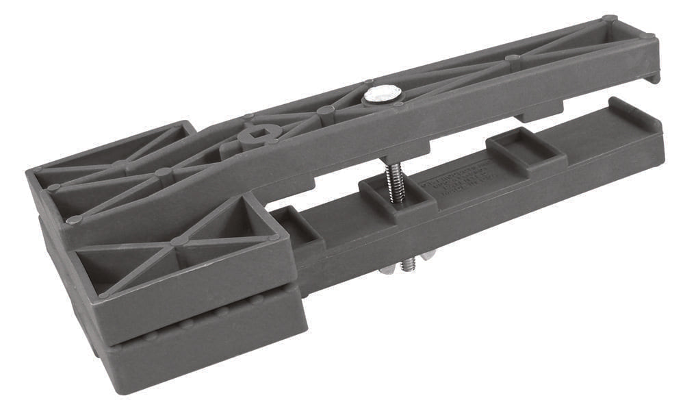 Valterra A10252 RV Awning Fabric Clamps - Gray, Pair