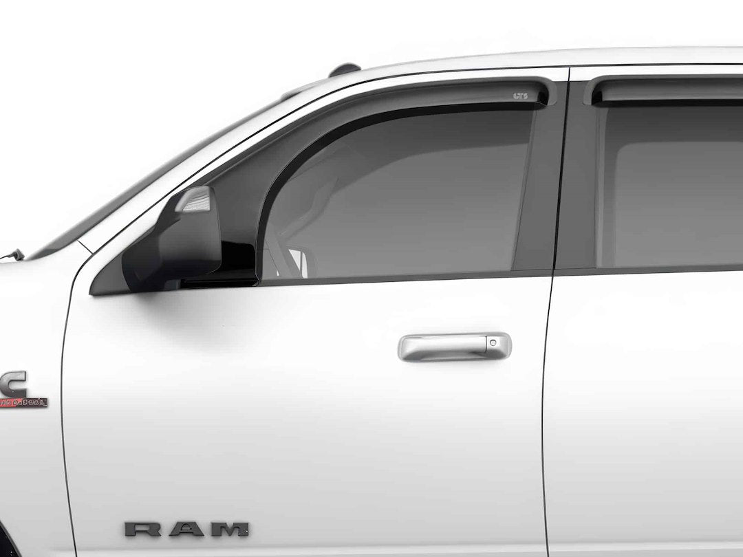 GT Styling 82180S Bubble Extended Ventgards Rainguard