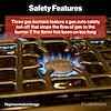 Furrion F1S21L03A-BL 21-1/2 Inch RV Propane Range with Oven & Broiler