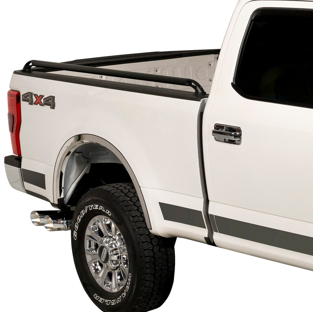 Putco 88855 Black Powder Coated Round Tube Bed Side Rail