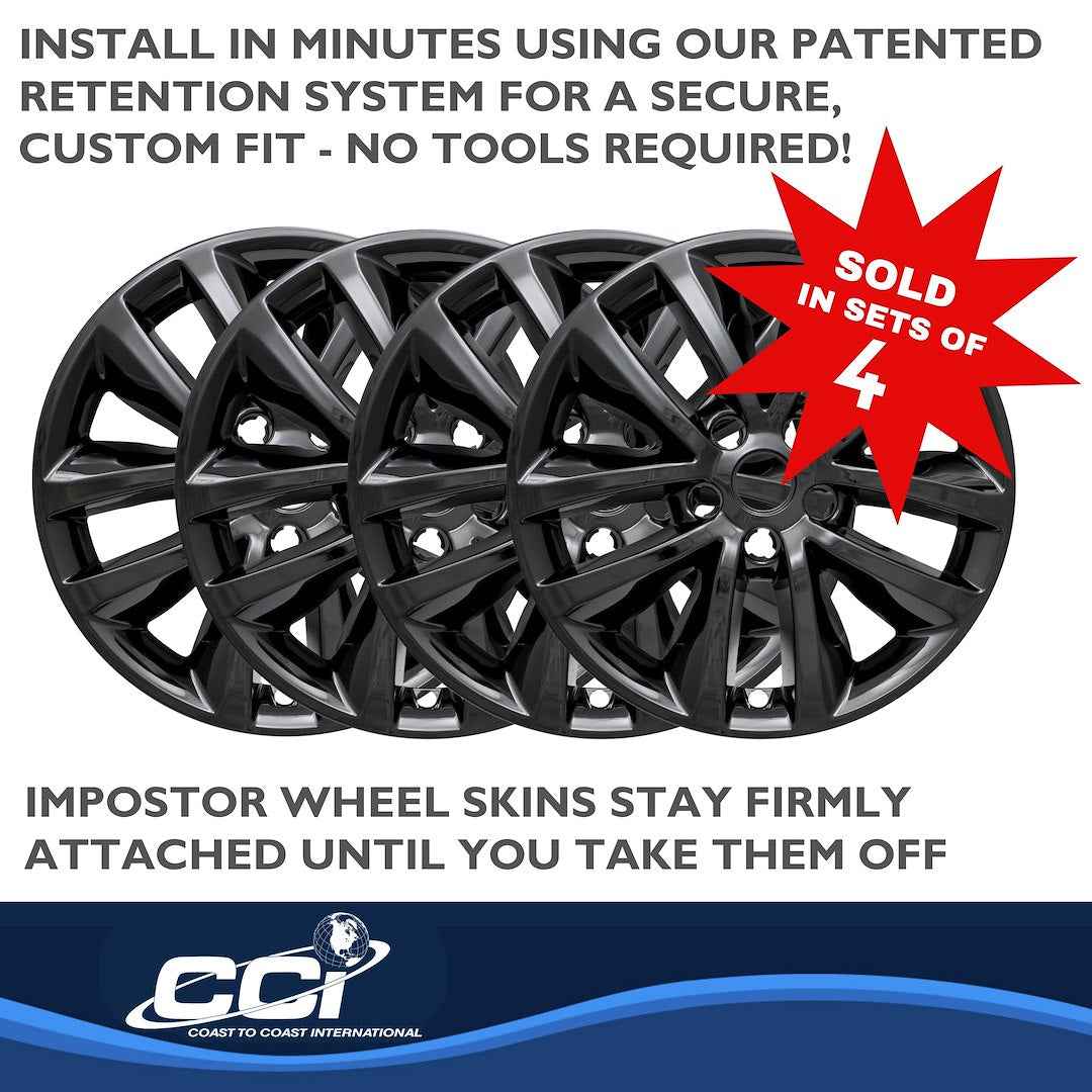 Coast To Coast IMP399BLK Black Sorento Impostor Wheel Skins