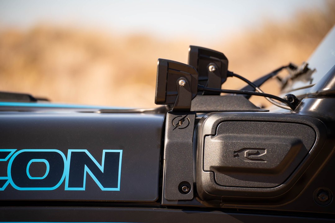 DV8 Offroad LBJL-12 Wrangler JL 4xe Dual-Light Bracket