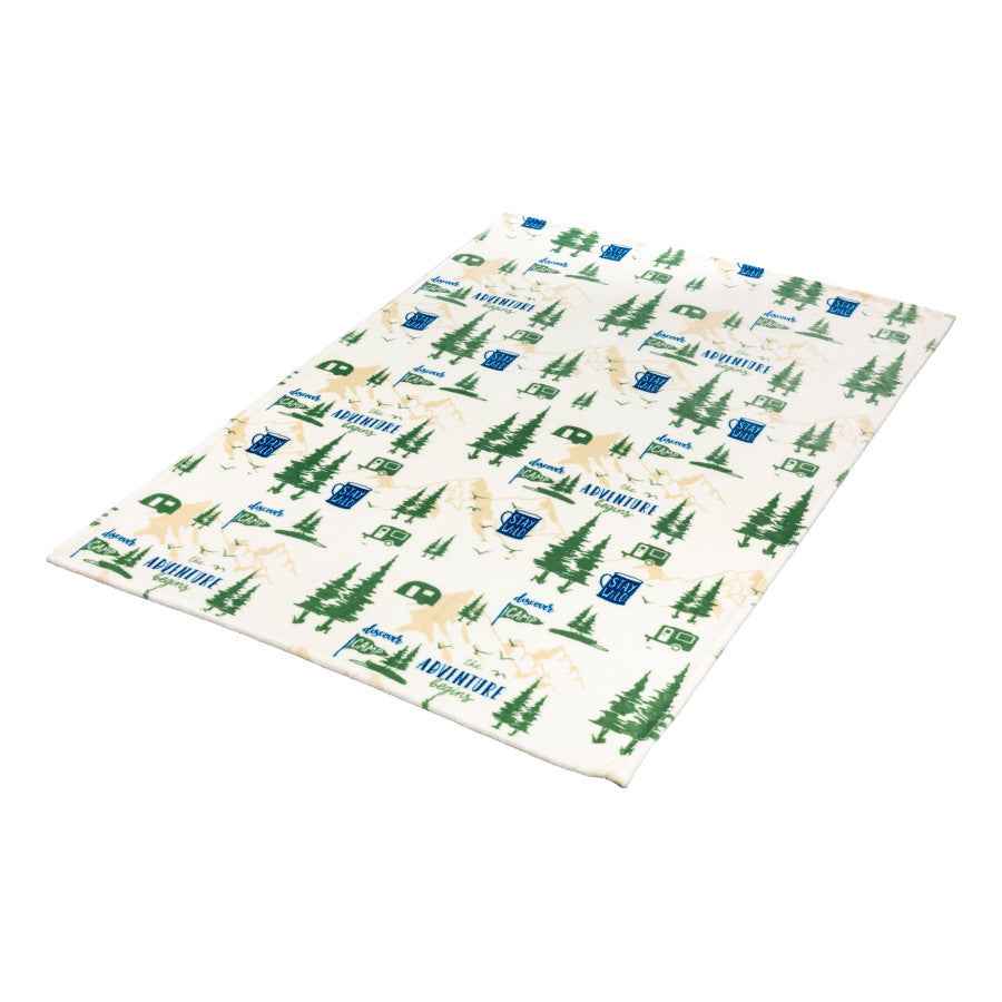 Lippert 2024121155 Wander & Rest Throw Blanket - Ivory, 50 x 72 in