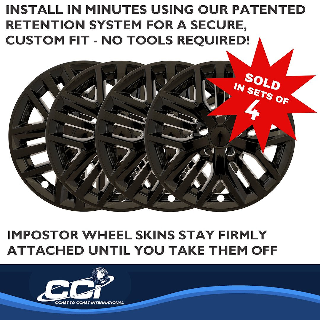 Coast To Coast IMP512BLK Rogue Black 17-Inch Wheel Skin - image 5