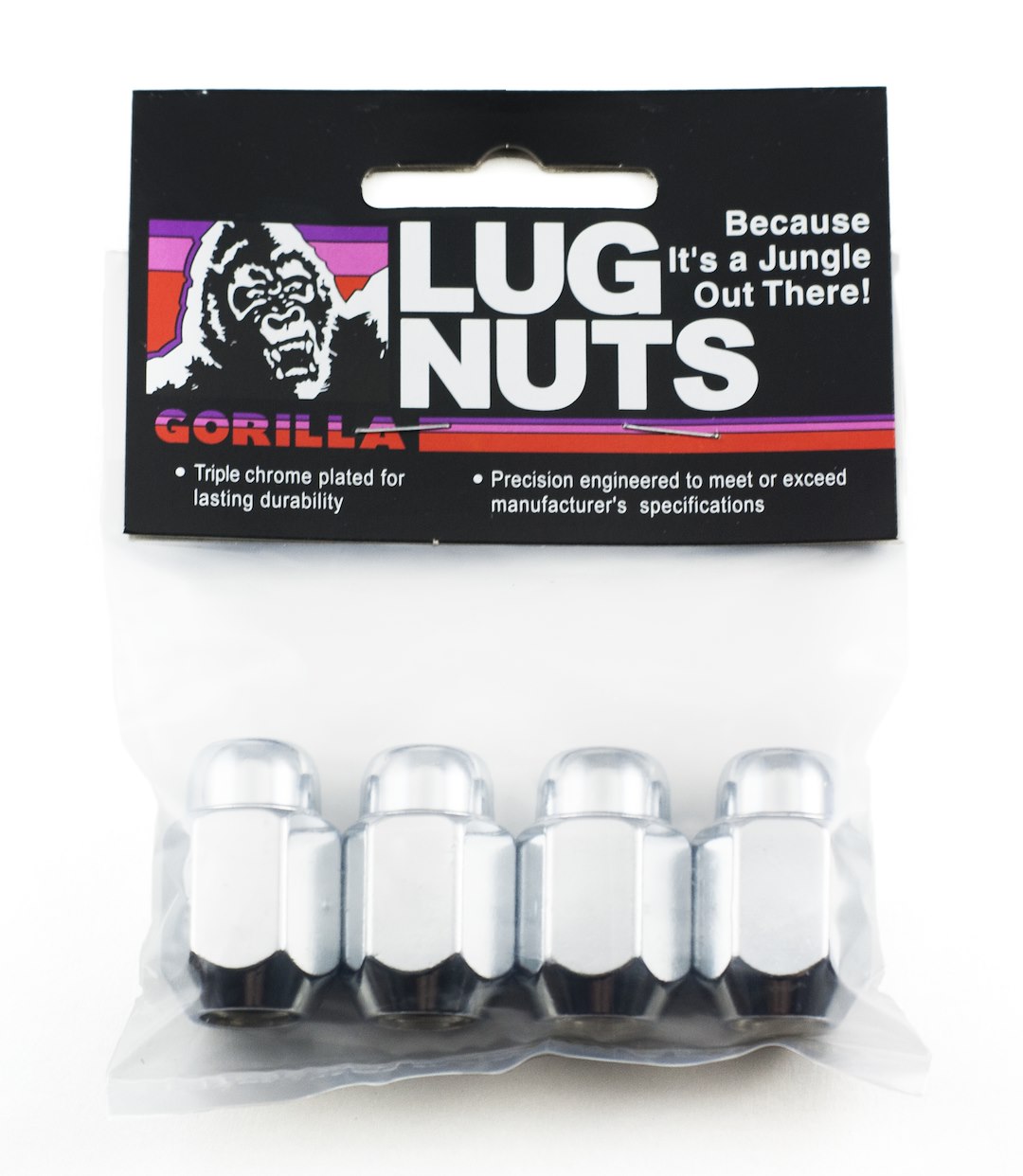 Gorilla 71127B Acorn Lug Nuts, 12 x 1.25, 4 Pack