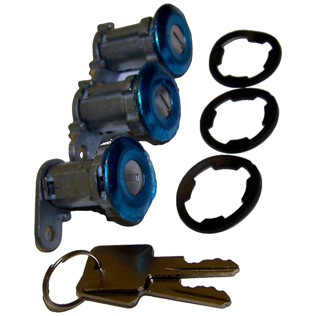 Crown Automotive 8122874K3 Lock Cylinders and Keys, Set of 3 - image 2