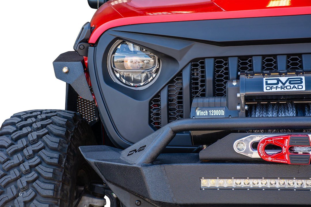 DV8 Offroad GRJL-01 Angry-Style Jeep JL Grille