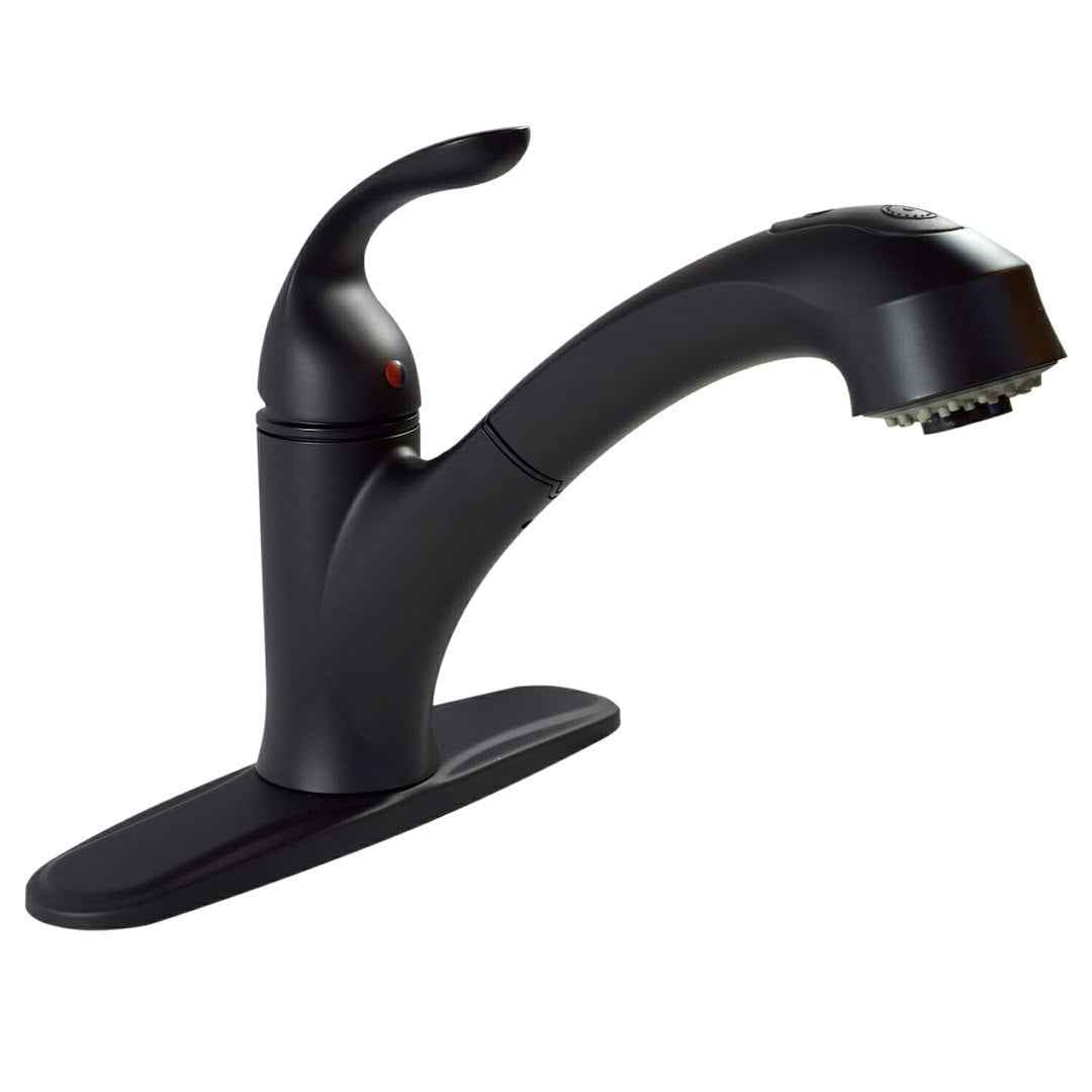 Phoenix Products PF231741 Pull-Out Kitchen Faucet - Black
