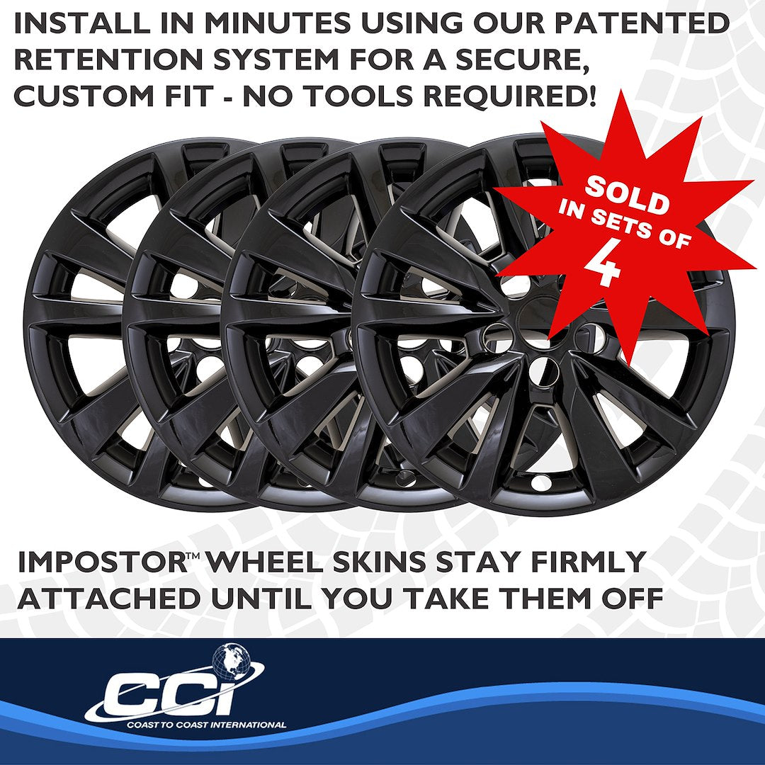 Coast To Coast IMP530BLK Black 16-Inch Wheel Skin Set - image 6