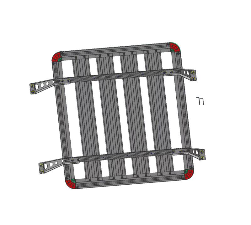 Black Horse Offroad Whpb4 Bed Cargo Rack Upright - image 3