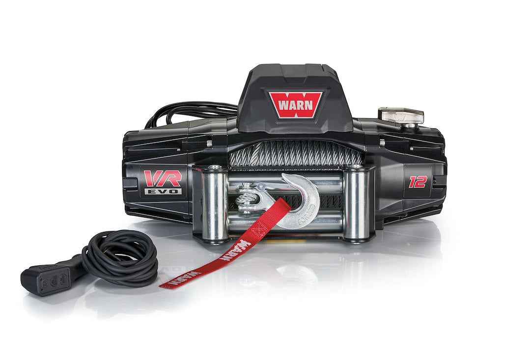 Warn 103254 12V Winch - 12000 lb, Steel Line
