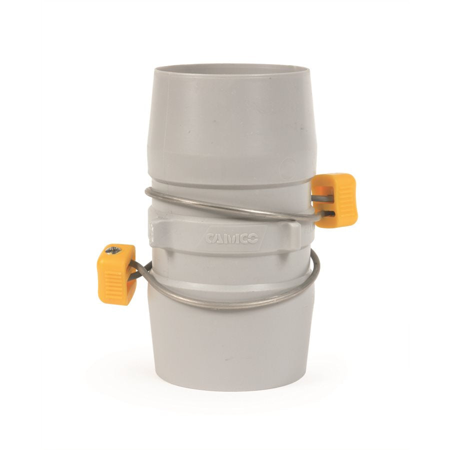 Camco Easy Slip Internal Coupler Connecting Two Sewer Hoses (39163)