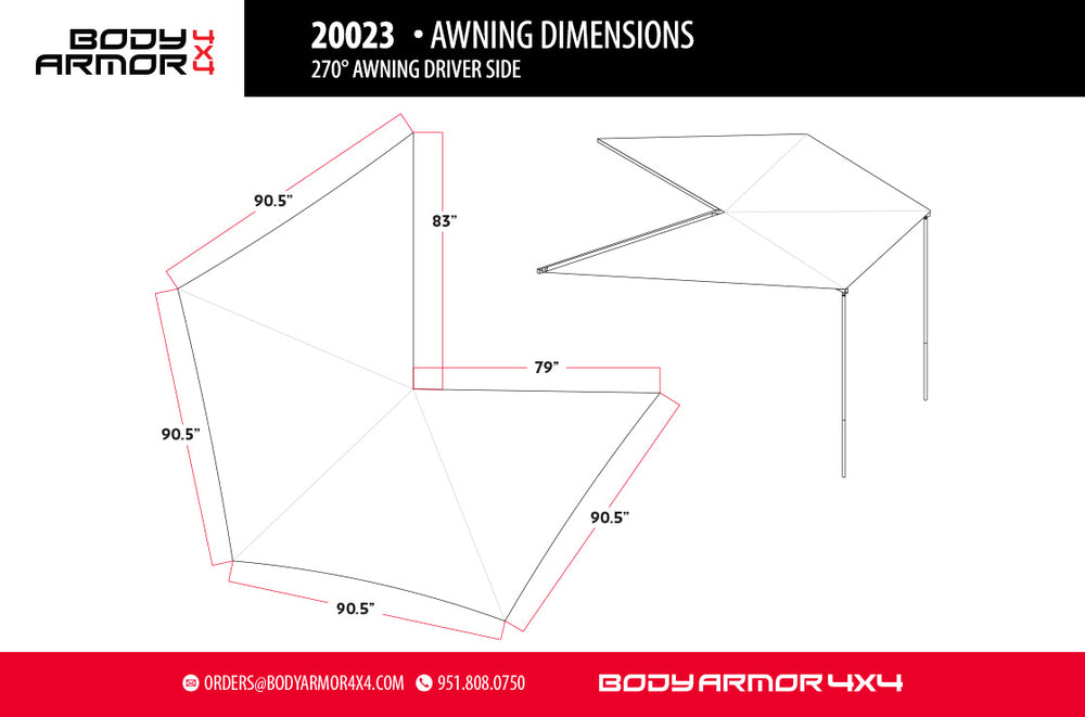 Body Armor 20023 Awning - image 3
