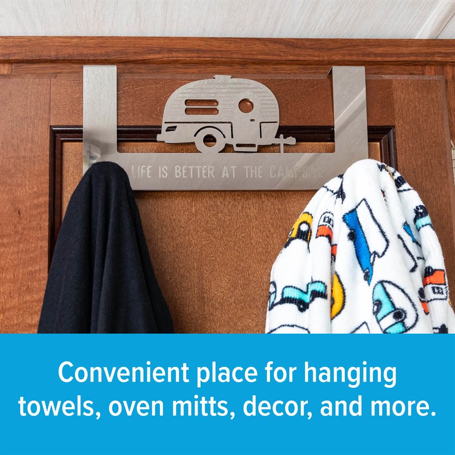 Camco Towel Rack (53381) – Material: Stainless Steel
