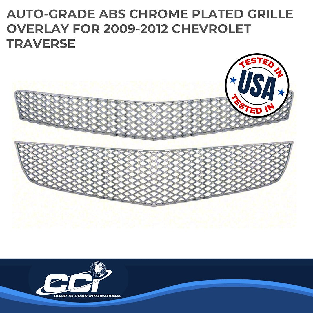 Coast To Coast GI75 Traverse Chrome Mesh Grille Overlay - image 2