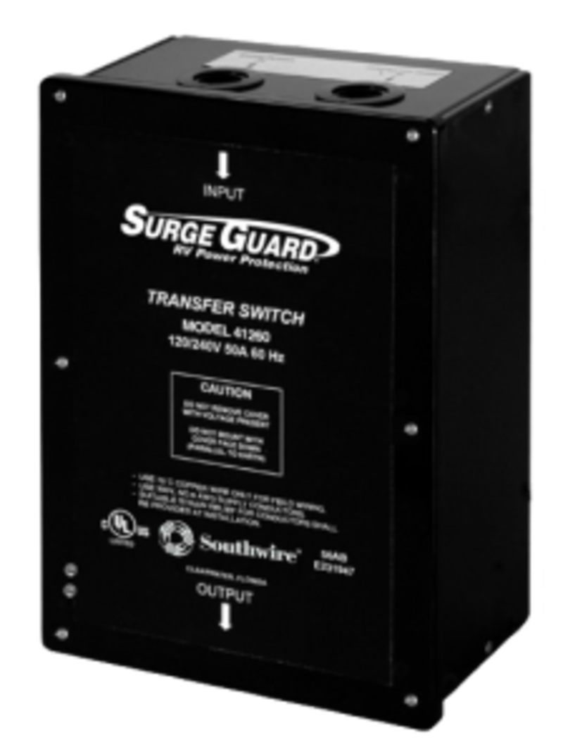 Southwire 41261-011 Automatic Transfer Switch with Integrated Protection – 50 Amp