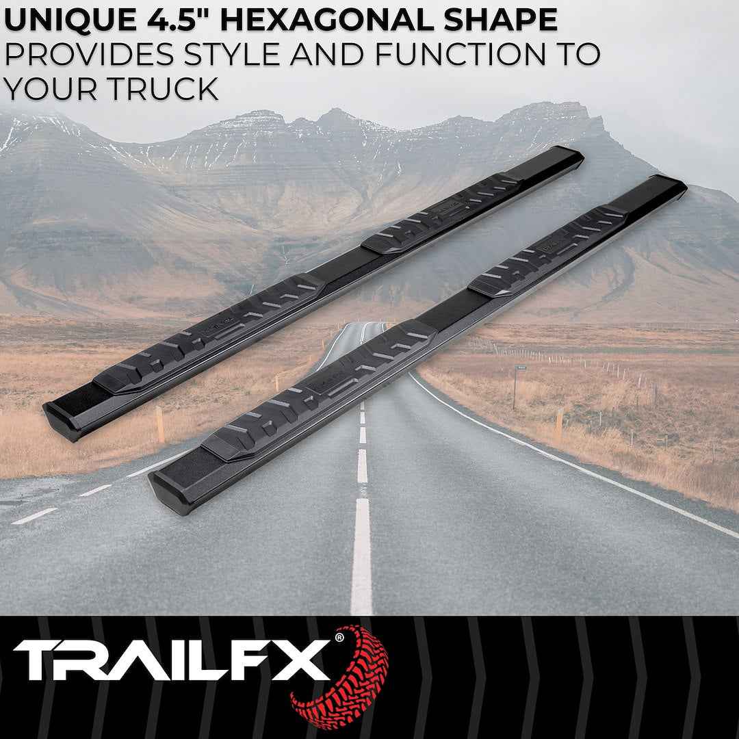 TrailFX AL4018B Nerf Bar for Toyota Tundra 2007–2021