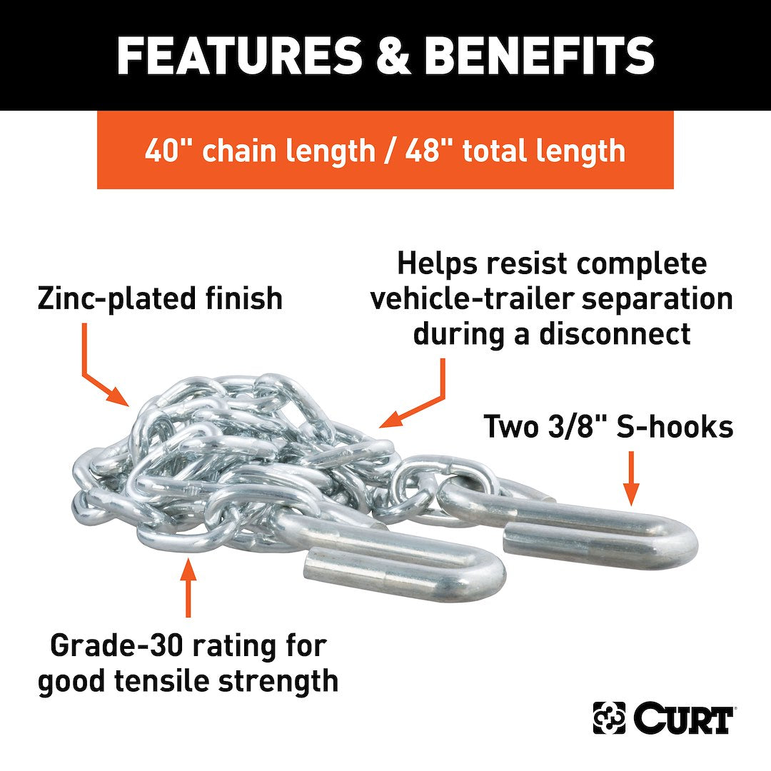 CURT Trailer Safety Chain (80010)