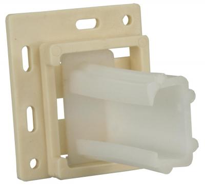 JR Products Drawer Slide Socket (70725) – Length (In): 0.85 Inch