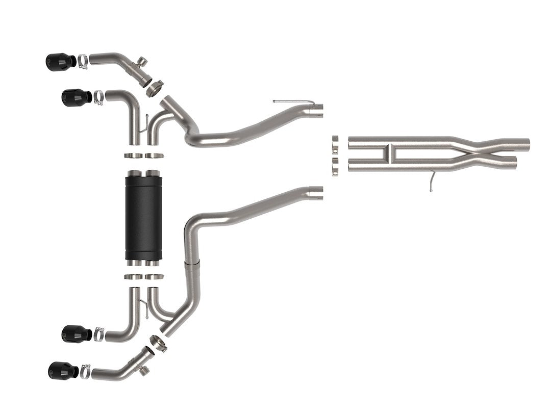 Advanced FLOW Engineering Vulcan Cat-Back System Dual Dual Exhaust System Kit 49-38098-B - image 5