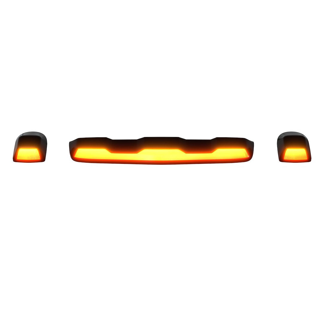 Recon 264158xbk Smoked Cab Lights for Chevy 2500/3500