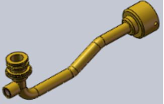 Lippert Components 2gwh-19 Water Heater Outlet Pipe