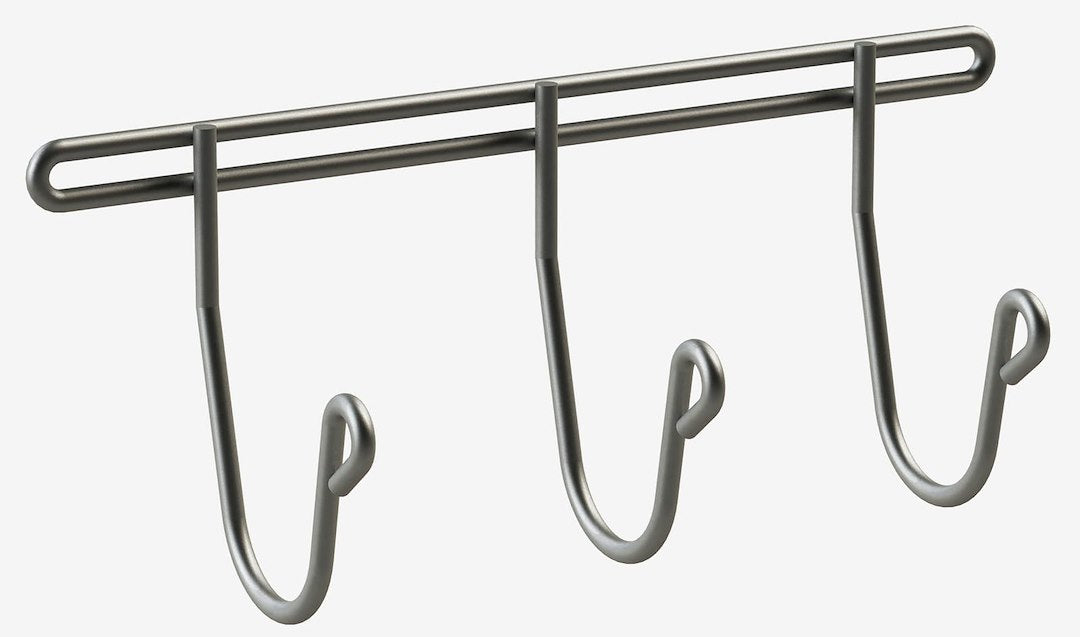 Masterack 025527kp Triple Utility Shelf End Panel Hook