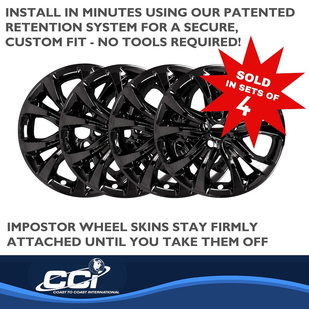 Coast To Coast IMP467BLK Telluride Black 18-Inch Wheel Skins - image 4