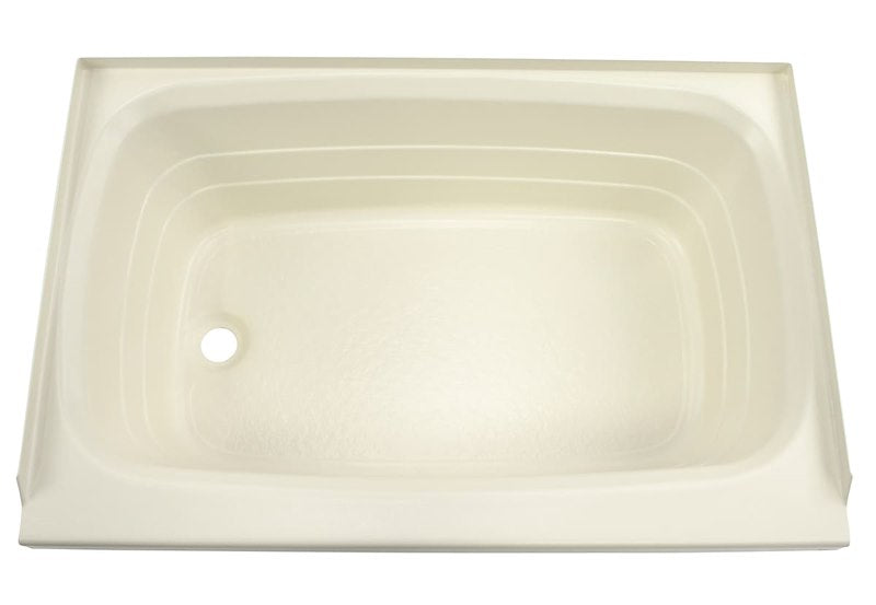 Lippert Better Bath 209372 24" x 36" RV Bathtub – Left Hand Drain