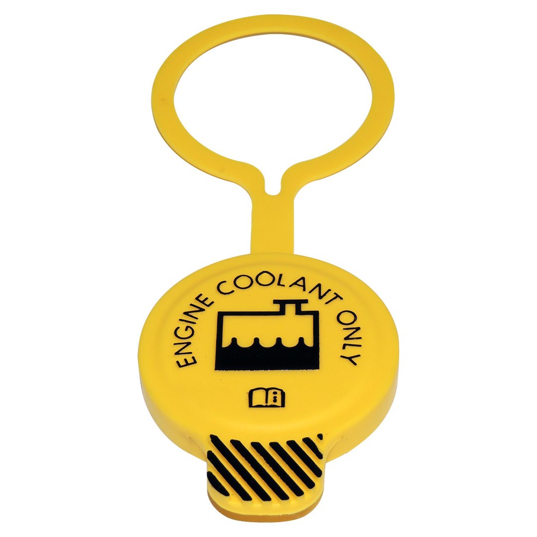 Crown Automotive 55056382AA Yellow Coolant Reservoir Cap - image 1
