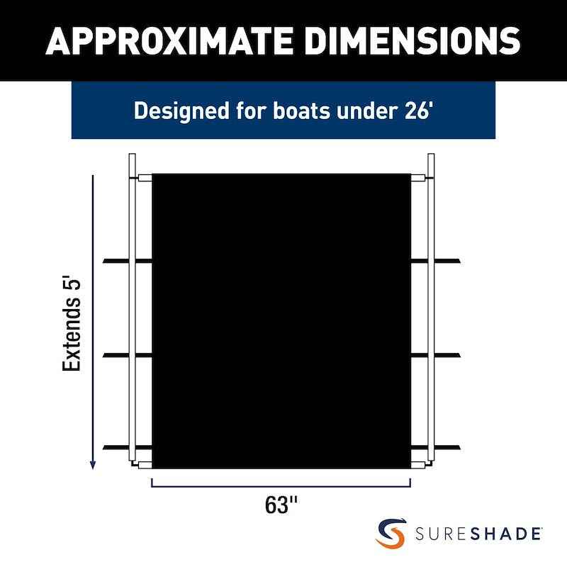 Taylor Made SureShade PTX Power Shade – PTXSS63BK Marine